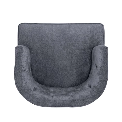Clough Contemporary Fabric Tufted Accent Chair - Christopher Knight Home 6 Clough Contemporary Fabric Tufted Accent Chair - Christopher Knight Home - Image 4
