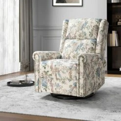 Franciscus Manual Swivel Transitional Glider Recliner With Nailhead Trims And Swivel Base | KARAT HOME 23 Franciscus Manual Swivel Transitional Glider Recliner With Nailhead Trims And Swivel Base | KARAT HOME -Baxton Studio Store GUEST b52b952d db92 4206 b732 e5b79f28193b