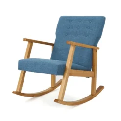 Harvey Mid-Century Modern Fabric Rocking Chair - Christopher Knight Home 15 Harvey Mid-Century Modern Fabric Rocking Chair - Christopher Knight Home -Baxton Studio Store GUEST b60a7c88 dc92 47b7 a142 c0b188b60b22