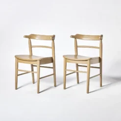 2pk Kaysville Curved Back Wood Dining Chair - Threshold™ Designed With Studio McGee 21 2pk Kaysville Curved Back Wood Dining Chair - Threshold™ Designed With Studio McGee -Baxton Studio Store GUEST b8859535 25d6 44f9 9ed4 882e7bed9037