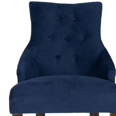 Tufted Accent Chair Blue - HomePop 11 Tufted Accent Chair Blue - HomePop - Image 9