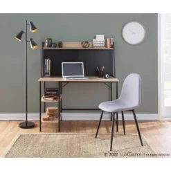 Set Of 2 Pebble Steel/Polyester Dining Chairs - LumiSource 21 Set Of 2 Pebble Steel/Polyester Dining Chairs - LumiSource -Baxton Studio Store GUEST b8ef6acc 5d47 47f9 b1df 13150f636171