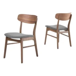 Set Of 2 Lucious Dining Chair - Christopher Knight Home -Baxton Studio Store GUEST baa2ed6b 82d2 40d7 9068 dcd071ec52a0
