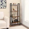 Costway 4-Tier Bookshelf Industrial Display Storage Shelf Plant Flower Stand Metal Frame -Baxton Studio Store GUEST bc6a9d69 65be 4de5 9593 32b471425b95