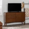 Mid-Century Modern With Closed Storage TV Stand For TVs Up To 58" Walnut - Saracina Home 2 Mid-Century Modern With Closed Storage TV Stand For TVs Up To 58" Walnut - Saracina Home -Baxton Studio Store GUEST bd045421 30ef 4d8c ad40 ac6cf8014ec6