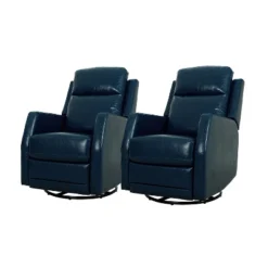 Artful Living Design Ofelia Swivel Set Of 2 Recliners -Baxton Studio Store GUEST bdbbf4dd ac35 47ef 8cc2 5753732f9c98
