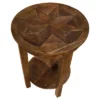 Round End Table Reclaimed Wood Natural - Alaterre Furniture -Baxton Studio Store GUEST be91a366 178b 40da b7d0 d16916da4e63