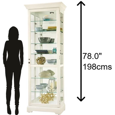 Howard Miller 680662 Howard Miller Chesterbrook V Curio Cabinet 680662 Aged Linen 5 Howard Miller 680662 Howard Miller Chesterbrook V Curio Cabinet 680662 Aged Linen - Image 3