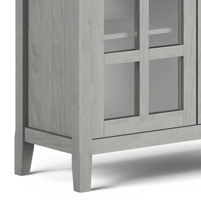 Medium Normandy Storage Cabinet Fog Gray - WyndenHall 7 Medium Normandy Storage Cabinet Fog Gray - WyndenHall - Image 5