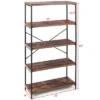 Costway 5-Tier Bookshelf, Industrial Etagere Bookcase, Rustic Display Shelf Organizer 1 Costway 5-Tier Bookshelf, Industrial Etagere Bookcase, Rustic Display Shelf Organizer -Baxton Studio Store GUEST bf1755ac 28be 4832 8fc9 832172ffc447