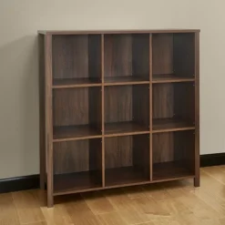 ClosetMaid Wooden Adjustable 9 Cube Organizer Bedroom Storage Cubicle Shelf Bookcase For Home Organization, Dark Chestnut 9 ClosetMaid Wooden Adjustable 9 Cube Organizer Bedroom Storage Cubicle Shelf Bookcase For Home Organization, Dark Chestnut -Baxton Studio Store GUEST bfc77c8e 41a9 4c49 a06d c463cb687a7c