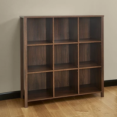 ClosetMaid Wooden Adjustable 9 Cube Organizer Bedroom Storage Cubicle Shelf Bookcase For Home Organization, Dark Chestnut 6 ClosetMaid Wooden Adjustable 9 Cube Organizer Bedroom Storage Cubicle Shelf Bookcase For Home Organization, Dark Chestnut - Image 4
