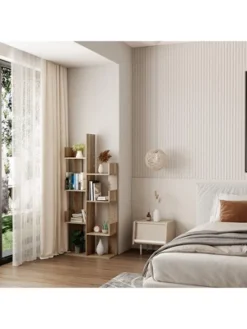 Year Color Rustic Wood Freestanding Industrial Bookshelf For Storage In Bedroom, Living Room, And Office 11 Year Color Rustic Wood Freestanding Industrial Bookshelf For Storage In Bedroom, Living Room, And Office -Baxton Studio Store GUEST c181474f 94f9 42e4 829b 5fc887799792