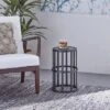 Aaleah Industrial Ceramic Tile Side Table Gray - Christopher Knight Home -Baxton Studio Store GUEST c493ad2d 207e 42e7 9282 c1bf22dc1d0a