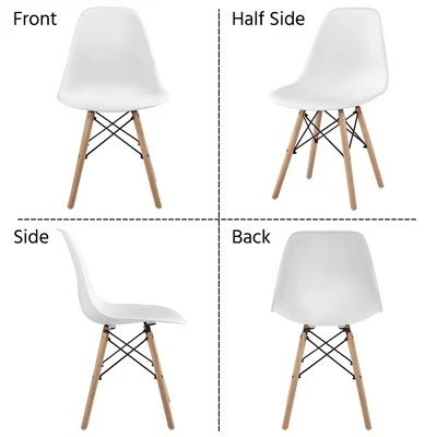 Yaheetech Modern Dining Chairs With Natural Beech Wood Set Of 4 8 Yaheetech Modern Dining Chairs With Natural Beech Wood Set Of 4 - Image 6