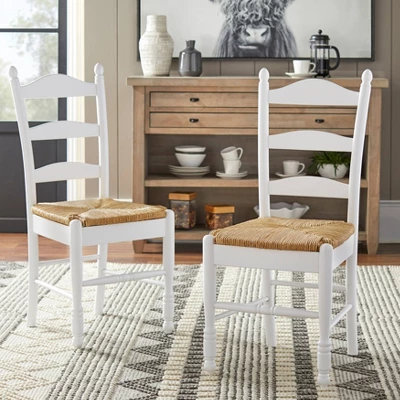 Set Of 2 Ladder Back Dining Chairs - Buylateral 7 Set Of 2 Ladder Back Dining Chairs - Buylateral - Image 5