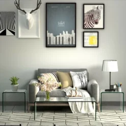 Costway Tempered Glass End Table Transparent Sofa Side Accent Table Living Room -Baxton Studio Store GUEST c5efdd33 d4d6 4b81 906d 2f69df649d04