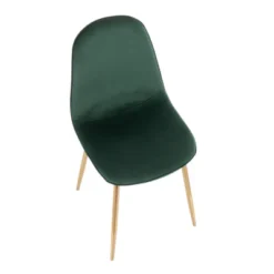 Set Of 2 Pebble Contemporary Dining Chairs Gold/Green - LumiSource -Baxton Studio Store GUEST c64976b7 be56 4218 a2cf 3fc528eadb33