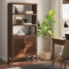 70.5" Warwick Storage Bookcase Brown - Threshold™ -Baxton Studio Store GUEST c71f805a 00af 4dae 8e76 a25403ccde6a