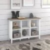 30" 6 Cube Mayfield Bookshelf Shiplap Gray/Pure White - Bush Furniture -Baxton Studio Store GUEST c8065ccc c387 4477 bc7e 83f2bd11450f