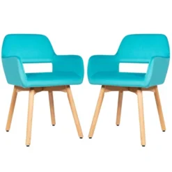 Costway Set Of 2 Modern Accent Armchairs Velvet Fabric Leisure Chairs Club Guest YellowBlue Grey 23 Costway Set Of 2 Modern Accent Armchairs Velvet Fabric Leisure Chairs Club Guest YellowBlue Grey -Baxton Studio Store GUEST caaa9166 345a 401e aeb2 c496cf46e26e