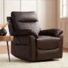 Elm Lane Newport Dark Brown Faux Leather Recliner Chair Modern Armchair Comfortable Push Manual Reclining Footrest For Bedroom Living Room Reading 1 Elm Lane Newport Dark Brown Faux Leather Recliner Chair Modern Armchair Comfortable Push Manual Reclining Footrest For Bedroom Living Room Reading -Baxton Studio Store GUEST cbf26ca2 cc00 487d 9759 583813740cf0