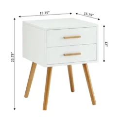 Oslo 2 Drawer End Table - Breighton Home 12 Oslo 2 Drawer End Table - Breighton Home -Baxton Studio Store GUEST cd1702a9 32c4 4f72 8b3b 996a0df3f30f