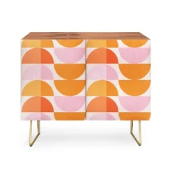 ThirtyOne Illustrations Tangerine Credenza - Deny Designs -Baxton Studio Store GUEST d0062fbf 1d29 48c1 8873 9e6bb4af28a9