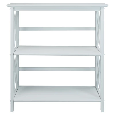 33.5" Montego 3 Tier Bookcase - Flora Home 6 33.5" Montego 3 Tier Bookcase - Flora Home - Image 4