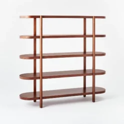 57" Portola Hills 5 Shelf Horizontal Bookcase - Threshold™ Designed With Studio McGee 21 57" Portola Hills 5 Shelf Horizontal Bookcase - Threshold™ Designed With Studio McGee -Baxton Studio Store GUEST d4e4de44 a36f 4f1c a7dc 6f48b9fe8187