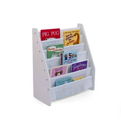 Kids' Cambridge Supersized Bookshelf 6 Tier Book Rack Organizer White - Humble Crew 5 Kids' Cambridge Supersized Bookshelf 6 Tier Book Rack Organizer White - Humble Crew - Image 3