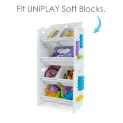 UNiPLAY Toy Organizer With 6 Removable Storage Bins And Block Play Panel, Multi-Size Bin Organizer 13 UNiPLAY Toy Organizer With 6 Removable Storage Bins And Block Play Panel, Multi-Size Bin Organizer -Baxton Studio Store GUEST d78181af 1953 4891 b99e 9a0d232f5bb7