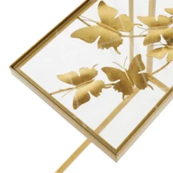 Contemporary Metal And Glass Accent Table Gold - Olivia & May 9 Contemporary Metal And Glass Accent Table Gold - Olivia & May -Baxton Studio Store GUEST d7a774c6 d616 4d8f 99b7 ccd7852513b9