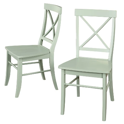 Set Of 2 Albury Cross Back Dining Chairs - Buylateral 9 Set Of 2 Albury Cross Back Dining Chairs - Buylateral - Image 7