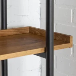 68" 5 Tray Shelf Urban Pipe X Back Bookshelf - Saracina Home 15 68" 5 Tray Shelf Urban Pipe X Back Bookshelf - Saracina Home -Baxton Studio Store GUEST dc48e521 6f15 4188 bc6b c363538622f2