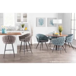 Braided Matisse Contemporary Chair - LumiSource -Baxton Studio Store GUEST dc78d151 376b 4af2 b387 3f74160ab87f