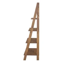 68.25" Boho 4 Tier Solid Wood Ladder Bookshelf Plant Stand - Saracina Home 24 68.25" Boho 4 Tier Solid Wood Ladder Bookshelf Plant Stand - Saracina Home -Baxton Studio Store GUEST dcebb02b ce9e 4efa aa43 b3b4bbe0ac56