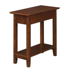 American Heritage Flip Top End Table With Charging Station And Shelf - Breighton Home -Baxton Studio Store GUEST dd24a48d baa0 4ec0 b3a7 6be24a72c475