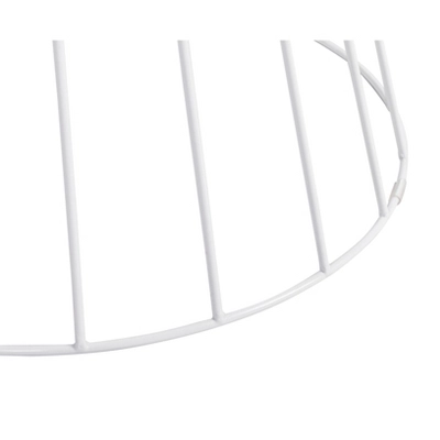 Bent Metal Side Table White - Adore Decor 5 Bent Metal Side Table White - Adore Decor - Image 3