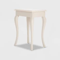 Collins Side Table With Drawer Cream - Finch -Baxton Studio Store GUEST dddc8898 eb62 4443 971c 6516c4c2bc13