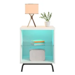 Hannaford End Table White - Room & Joy -Baxton Studio Store GUEST ddeb6764 dcb5 4c14 b9e9 e5797d870e68