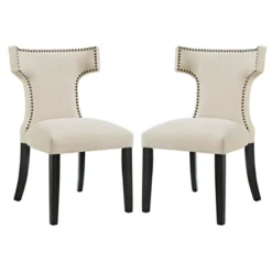 Set Of 2 Curve Dining Side Chair Fabric - Modway 12 Set Of 2 Curve Dining Side Chair Fabric - Modway -Baxton Studio Store GUEST e340a5bc e68c 4a72 b250 bad12b525fd0