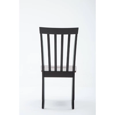 Bloomington Dining Chairs Black And Cherry (Set Of 2) - Boraam 3 Bloomington Dining Chairs Black And Cherry (Set Of 2) - Boraam - Image 2
