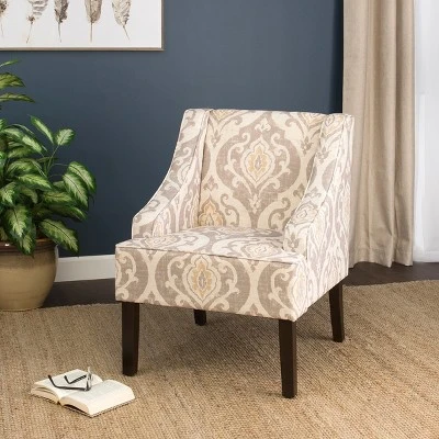 Classic Swoop Accent Armchair - HomePop 13 Classic Swoop Accent Armchair - HomePop - Image 11