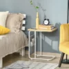 HOMCOM End Table, C-Shaped Side Table With Storage Bag For Living Room, Bedroom, White, Gray, Oak 2 HOMCOM End Table, C-Shaped Side Table With Storage Bag For Living Room, Bedroom, White, Gray, Oak -Baxton Studio Store GUEST e64890d5 863f 41ba a334 a07e3ccad4e7