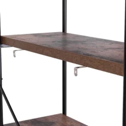 Costway 5-Tier Bookshelf, Industrial Etagere Bookcase, Rustic Display Shelf Organizer -Baxton Studio Store GUEST e7e1814c 8875 418f 91f5 99253f761633