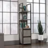 72.047" Manhattan Gate Narrow 2 Shelf Storage Tower Bookcase Mystic Oak - Sauder -Baxton Studio Store GUEST e8d6ddd6 16f9 4f5e 90bd 3f75a529d0b6