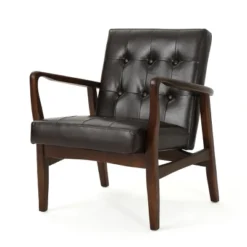 Callahan Mid Century Club Chair - Christopher Knight Home -Baxton Studio Store GUEST ea8cb7cb 604e 4d81 a808 2a20e4e2d521