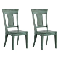 South Hill Panelled Back Dining Chair 2 In Set - Inspire Q® -Baxton Studio Store GUEST eaacf8ee 571c 4153 8683 daf23a13d07f