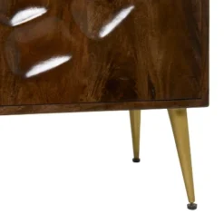 Contemporary Carved Mango Wood Cabinet Brown - Olivia & May -Baxton Studio Store GUEST eabdb99c e129 475e 8a0c 6c337bcdb901